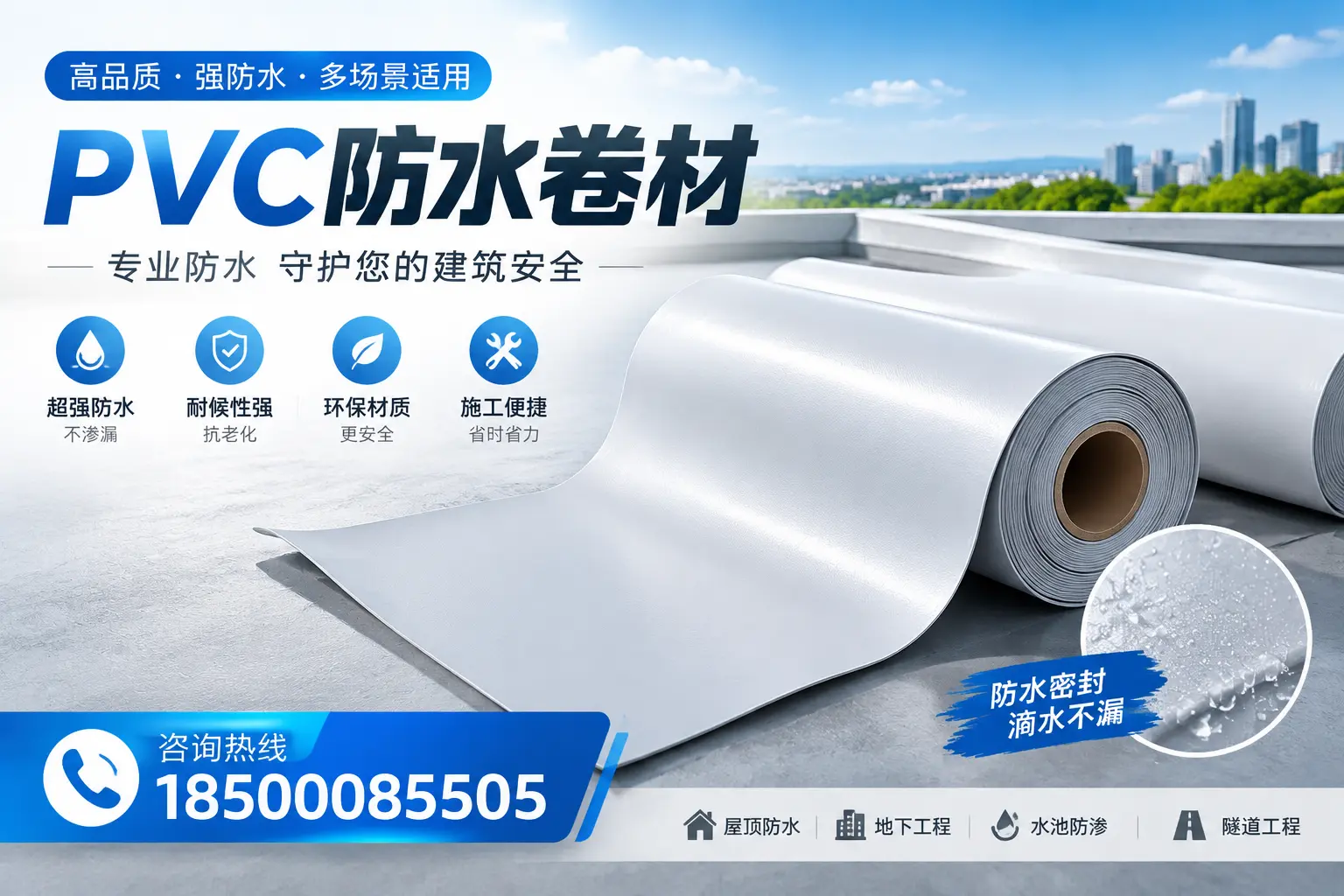 PVC防水卷材的市场竞争分析,石嘴山品牌选择参考
