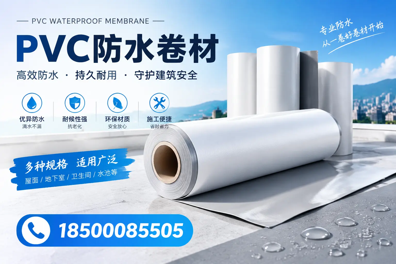 如何选择适合的PVC防水卷材？专家为您解答石嘴山的需求